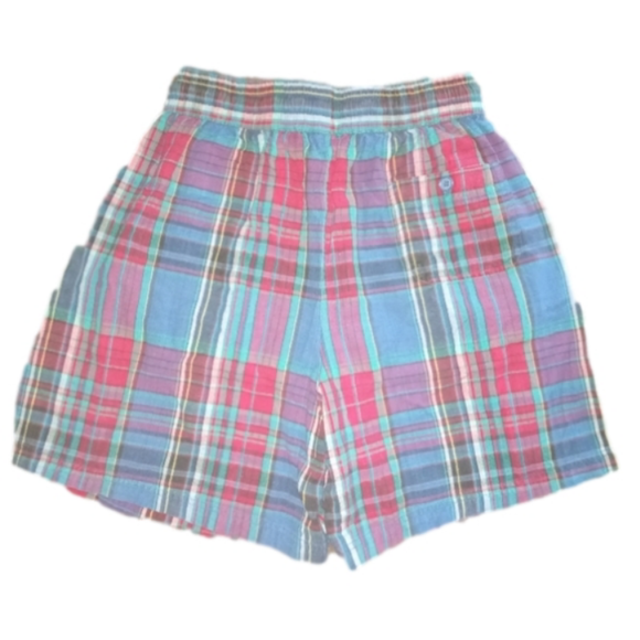 Cascade Classics Pretty Plaid Ladies Cotton Shorts Sz. 12 - Picture 2 of 3